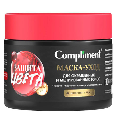 

COMPLIMENT Маска-уход для окрашенных и мелированных волос 300, Маска-уход для окрашенных и мелированных волос
