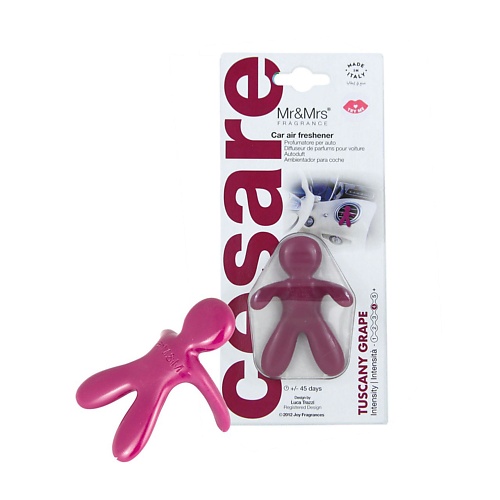 

MR & MRS FRAGRANCE Ароматизатор для автомобиля CESARE TUSCANY GRAPE, Ароматизатор для автомобиля CESARE TUSCANY GRAPE