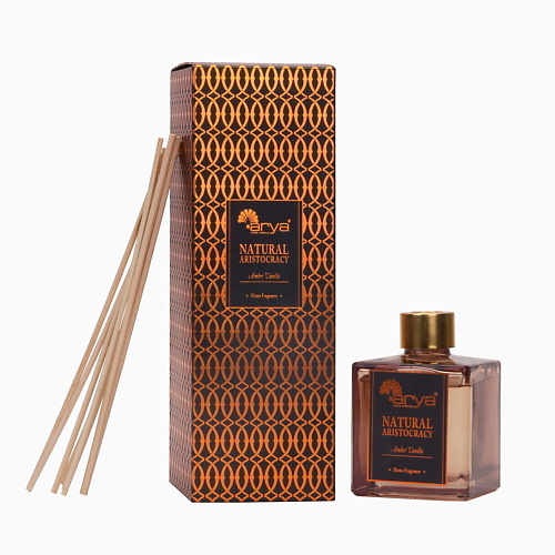 

ARYA HOME COLLECTION Диффузор ароматический с палочками Nature Aristocracy Amber Vanilla 180, Диффузор ароматический с палочками Nature Aristocracy Amber Vanilla