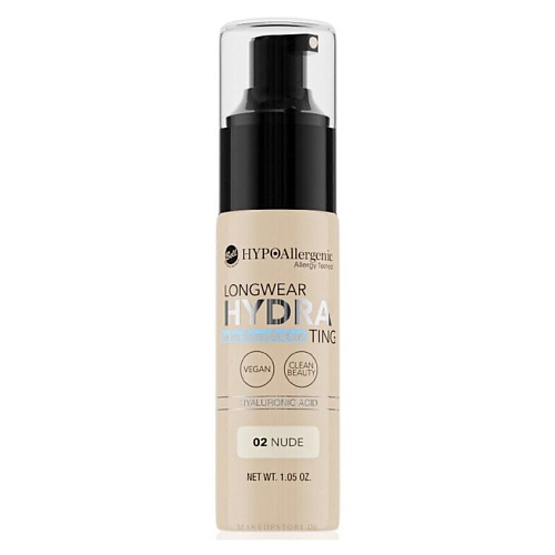 

BELL Тональная основа HypoAllergenic Longwear Hydrating Balm Foundation, Тональная основа HypoAllergenic Longwear Hydrating Balm Foundation