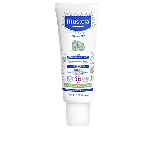 

MUSTELA Крем от молочных корочек на голове Cradle Cap Cream 40, Крем от молочных корочек на голове Cradle Cap Cream