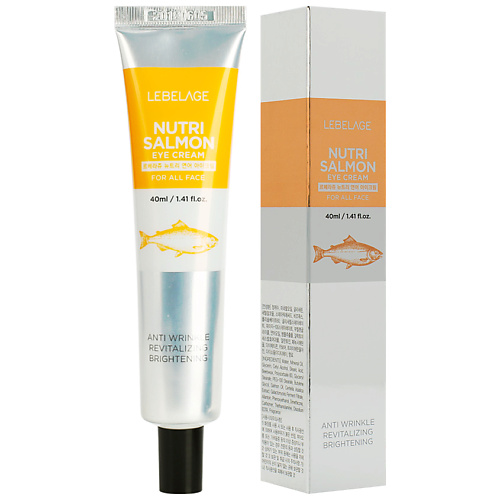 

LEBELAGE Крем для области вокруг глаз с маслом лосося 40, Крем для области вокруг глаз с маслом лосося