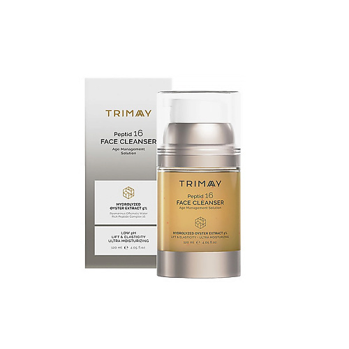 

TRIMAY Пенка для умывания кожи лица с пептидным комплексом Антивозрастная 120, Пенка для умывания кожи лица с пептидным комплексом Антивозрастная