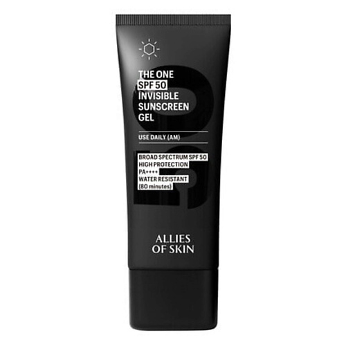 

ALLIES OF SKIN Солнцезащитный гель THE ONE SPF 50 Invisible Sunscreen Gel, Солнцезащитный гель THE ONE SPF 50 Invisible Sunscreen Gel
