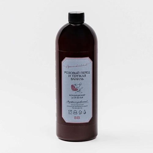 

ВКУСВИЛЛ Кондиционер для белья парфюмированный "Розовый перец и терпкая ваниль", Кондиционер для белья парфюмированный "Розовый перец и терпкая ваниль"