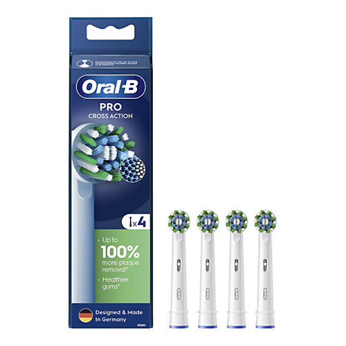

ORAL-B Насадки для электрической зубной щетки Pro Cross Action, Насадки для электрической зубной щетки Pro Cross Action