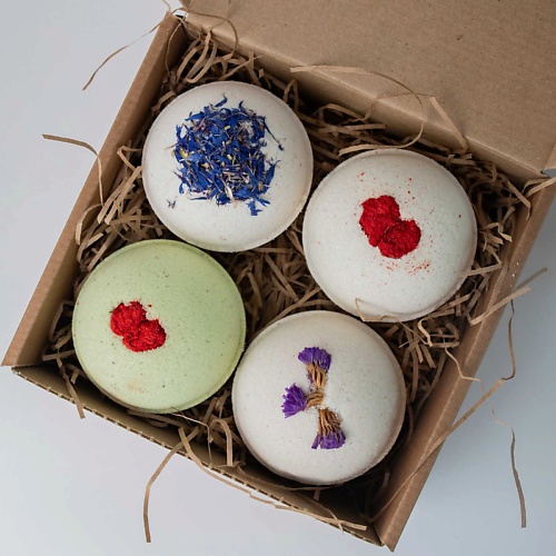 

MACOY LUXURY BODY HOME Бомбочки для ванны набор подарочный Бурлящий гейзер 4 шт, Бомбочки для ванны набор подарочный Бурлящий гейзер 4 шт