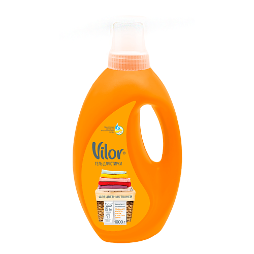 

VILOR Жидкое средство для стирки изделий из цветных тканей 1000, Жидкое средство для стирки изделий из цветных тканей
