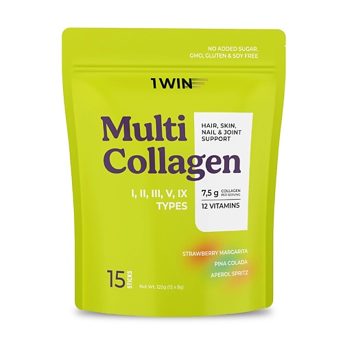 

1WIN Коллаген в стиках Collagen In Sticks Multi Mix, Коллаген в стиках Collagen In Sticks Multi Mix