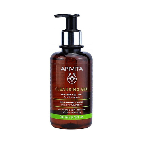 

APIVITA Очищающий гель для лица Propolis & Lime, Очищающий гель для лица Propolis & Lime