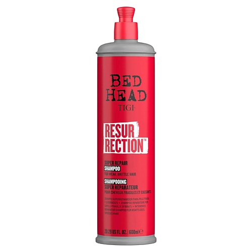 

TIGI Шампунь для сильно поврежденных волос Bed Head Resurrection 600, Шампунь для сильно поврежденных волос Bed Head Resurrection