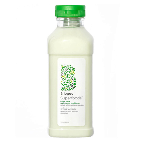 

BRIOGEO Питательный и восстанавливающий кондиционер Kale + Apple Replenishing Superfood 369, Питательный и восстанавливающий кондиционер Kale + Apple Replenishing Superfood