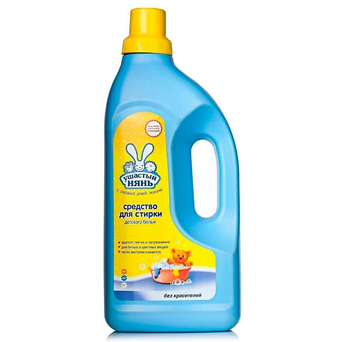 

УШАСТЫЙ НЯНЬ Жидкое средство для стирки Детского белья 1200, Жидкое средство для стирки Детского белья