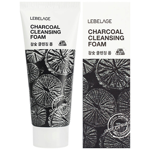 

LEBELAGE Пенка для умывания с углем 100, Пенка для умывания с углем