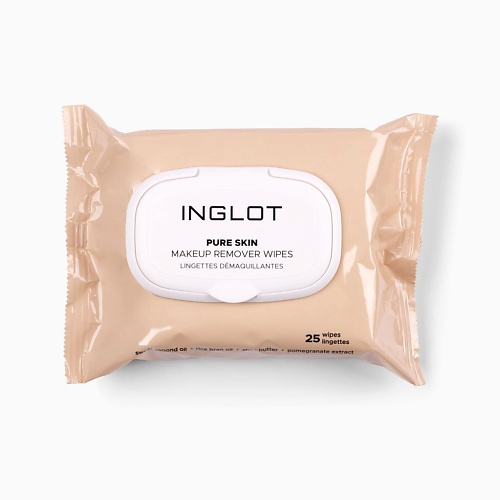 Салфетки для лица INGLOT Салфетки для снятия макияжа Pure skin