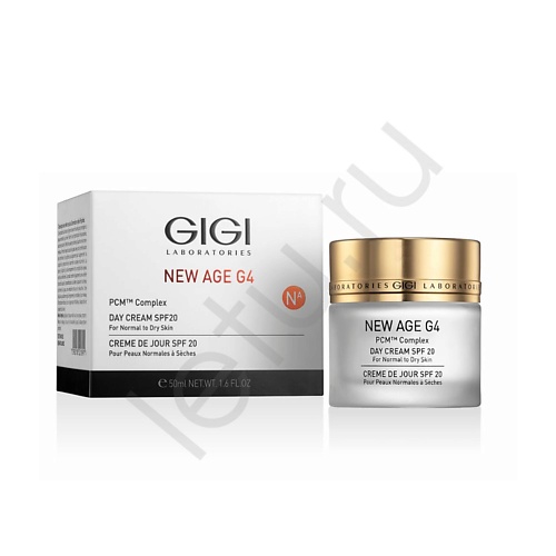 

GIGI Крем дневной с SPF 20 с PCM комплексом New Age G4 50, Крем дневной с SPF 20 с PCM комплексом New Age G4