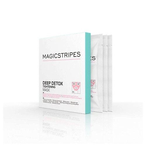 

MAGICSTRIPES Маска для глубокой очистки кожи лица, повышающая упругость (Deep Detox), Маска для глубокой очистки кожи лица, повышающая упругость (Deep Detox)