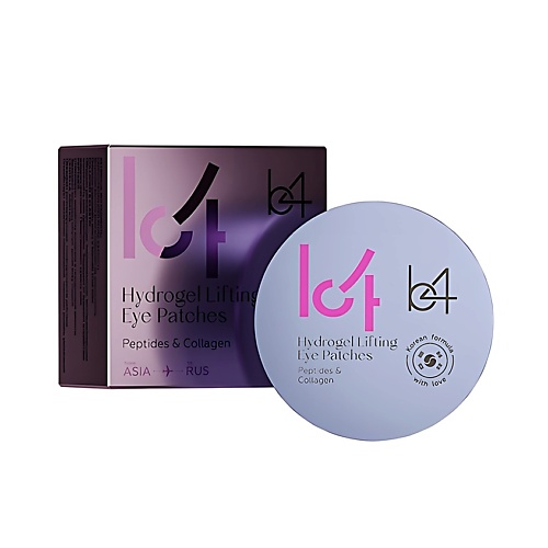 B4 Peptides и Collagen гидрогелевые патчи для кожи вокруг глаз с пептидами и коллагеном