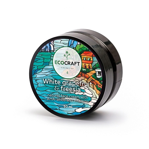 

ECOCRAFT Крем для лица Белый грейпфрут и фрезия, для жирной кожи White Grapefruit & Freesia Natural Face Cream 60, Крем для лица Белый грейпфрут и фрезия, для жирной кожи White Grapefruit & Freesia Natural Face Cream