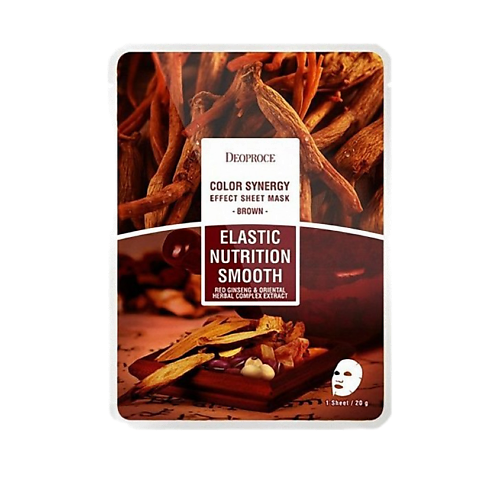 

DEOPROCE Тканевая маска для лица с экстрактом женьшеня и восточных трав 20, Тканевая маска для лица с экстрактом женьшеня и восточных трав