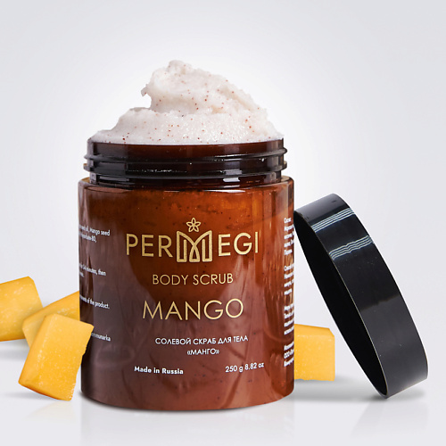 

PERMEGI Скраб для тела антицеллюлитный с маслами "Манго" 250, Скраб для тела антицеллюлитный с маслами "Манго"