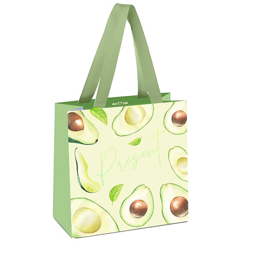 

MESHU Пакет подарочный "Avocado", отделка фольгой, матовая ламинация, Пакет подарочный "Avocado", отделка фольгой, матовая ламинация