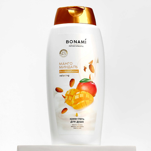 

BONAMI Гель для душа Восстановление манго и миндаль 750, Гель для душа Восстановление манго и миндаль