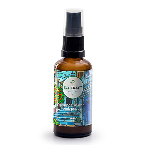 

ECOCRAFT Сыворотка для лица Мандарин и розовый перец Mandarin and Pink Pepper Facial Serum 50, Сыворотка для лица Мандарин и розовый перец Mandarin and Pink Pepper Facial Serum