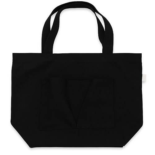 

JUNGLE STORY Плотная хлопковая сумка шоппер на плечо с карманами, Плотная хлопковая сумка шоппер на плечо с карманами