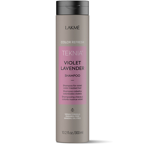 

LAKME Шампунь для обновления цвета фиолетовых оттенков волос Teknia Color Refresh Violet Lavender Shampoo 300, Шампунь для обновления цвета фиолетовых оттенков волос Teknia Color Refresh Violet Lavender Shampoo