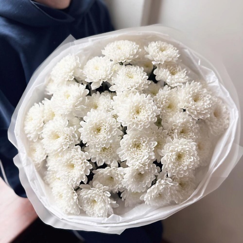 

ЦВЕТОЧНАЯ МАСТЕРСКАЯ VETKA Букет из белой хризантемы, Букет из белой хризантемы