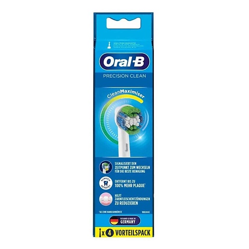 

ORAL-B Насадки для электрической зубной щетки Precision Clean CleanMaximiser, Насадки для электрической зубной щетки Precision Clean CleanMaximiser