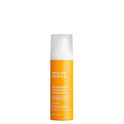 

PAULA'S CHOICE Сыворотка для лица 25% Vitamin C+ Glutathione Clinical, Сыворотка для лица 25% Vitamin C+ Glutathione Clinical