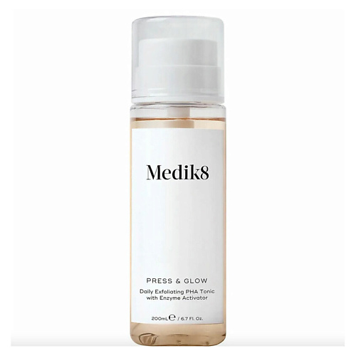

MEDIK8 Тоник Press & Glow Daily Exfoliating PHA Tonic With Enzyme Activator 200, Тоник Press & Glow Daily Exfoliating PHA Tonic With Enzyme Activator