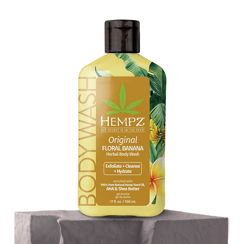 

HEMPZ Гель для душа Оригинальный Original Floral Banana Herbal Body Wash 500, Гель для душа Оригинальный Original Floral Banana Herbal Body Wash