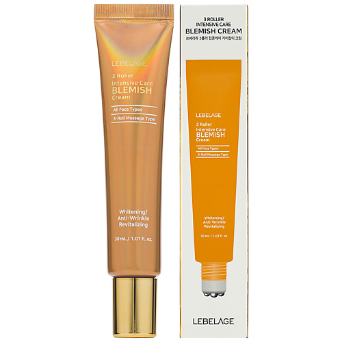 

LEBELAGE Крем для несовершенной кожи с 3 металлическими роликовыми шариками 30, Крем для несовершенной кожи с 3 металлическими роликовыми шариками