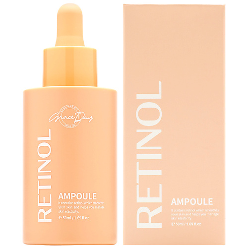 

GRACE DAY Ампульная лифтинг-сыворотка с ретинолом, ниацинамидом и бакучиолом 50, Ампульная лифтинг-сыворотка с ретинолом, ниацинамидом и бакучиолом