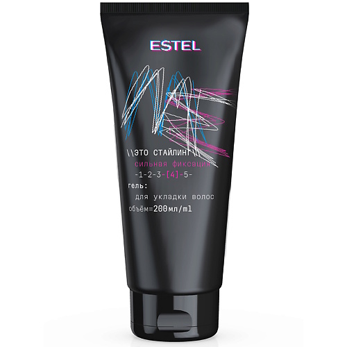 

ESTEL PROFESSIONAL ESTEL Гель для укладки волос сильной фиксации ME Это стайлинг 200, ESTEL Гель для укладки волос сильной фиксации ME Это стайлинг