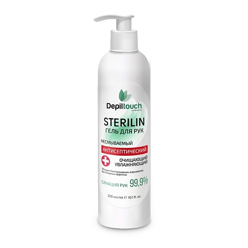 

DEPILTOUCH PROFESSIONAL Гель для рук антисептический Sterilin 300, Гель для рук антисептический Sterilin