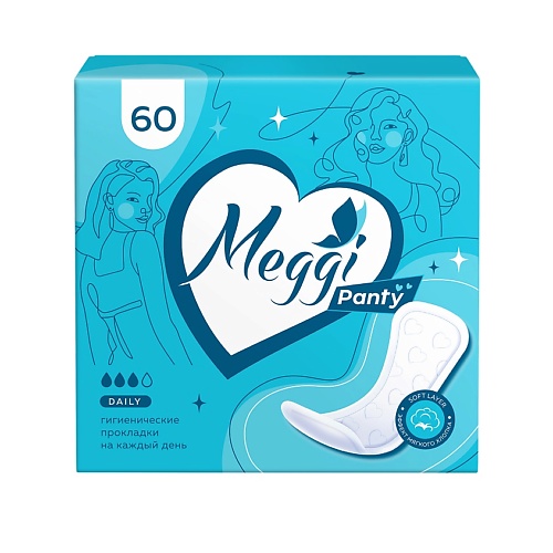 

MEGGI Прокладки гигиенические ежедневные Panty, Прокладки гигиенические ежедневные Panty