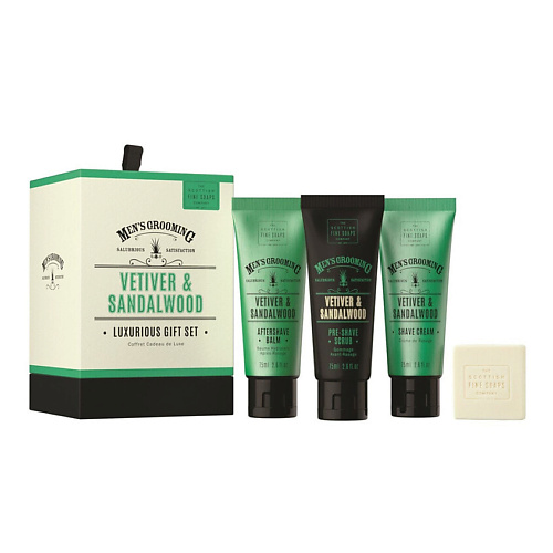 SCOTTISH FINE SOAPS Набор Vetiver Sandalwood Luxurious Gift Set 6760₽