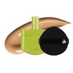 Рефилл для кушона + спонж Satin Wear Healthy-Green Cushion RE-FEEL(+ Puff)