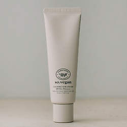 Веганский солнцезащитный крем So Vegan Calming Sun Cream SPF50+ PA++++