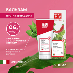 Бальзам против выпадения волос, комплекс аминокислот, OG2 , Hair vital