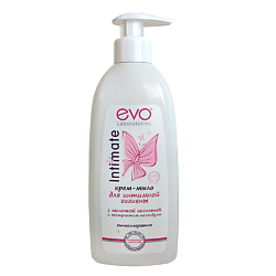 Крем-мыло для интимной гигиены EVO Intimate выгодный объём