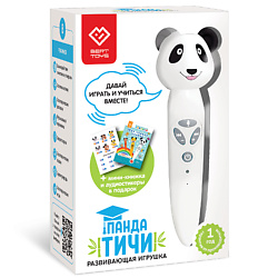 Развивающая интерактивная логопедическая игрушка ручка Панда Тичи