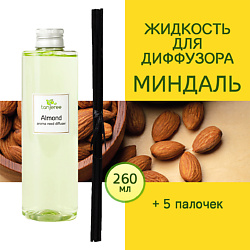 Наполнитель для диффузора рефил аромамасло для дома жидкость для аромадиффузора Миндаль