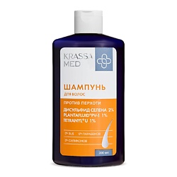 KRASSA MED Шампунь для волос против перхоти СУЛЬСЕН