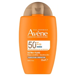 Ультралегкий солнцезащитный флюид-перфектор для лица SPF 50+ Ultra Fluid INVISIBLE