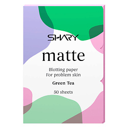 Матирующие салфетки для лица "Зеленый чай"
